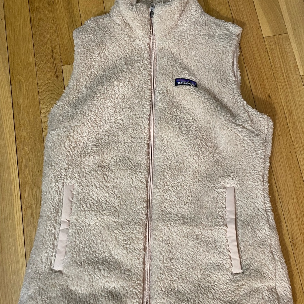 Patagonia Cream Fleece Vest